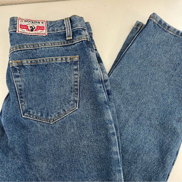 Vintage Rockies Relaxed Blue Jeans 11 Long - Picture 1 of 9